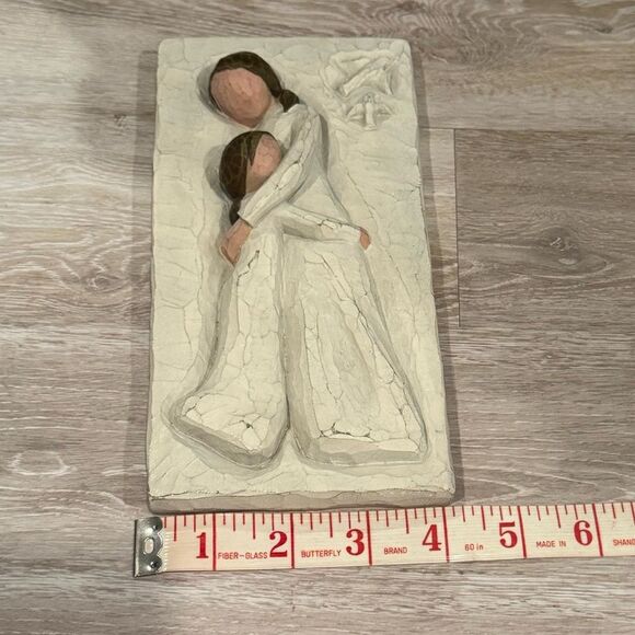 Willow Tree Mother and Daughter Resin Wall Hanging Decor - Picture 4 of 6